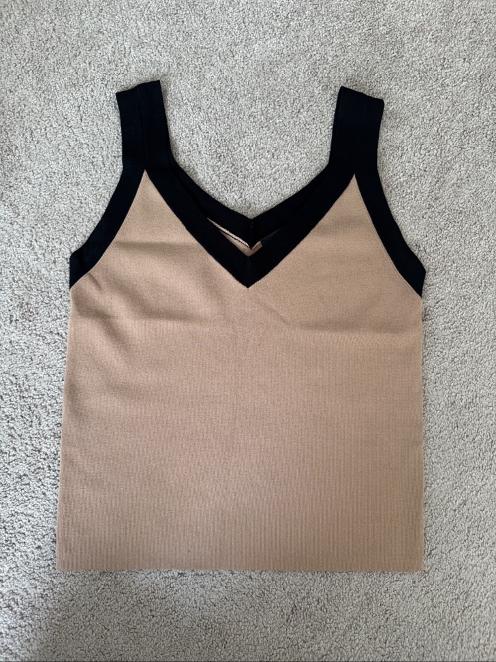 Ann Taylor Sleeveless V-Neck Sweater Tank Top